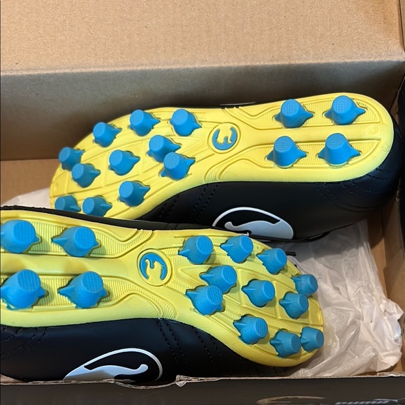 Puma Black and Blue Sneakers Suede Lace-Up - Picture 3 of 4